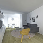 3D VUE SUR LE SEJOUR