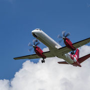 HB-IYI Saab 2000 Etihad Regional im Anflug auf Leipzig