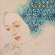 2019 　333×242㎜　「心奥ー碧ー」SOLD OUT