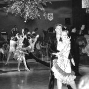 Frühlingsball in der festlich geschmückten Festhalle 1986