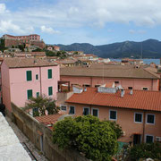 Hoch über Portoferraio, Blick zur Festung "Stella"