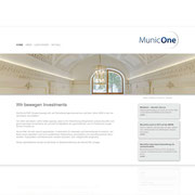 MunicOne · www.municone.de · Internetauftritt Responsive Webdesign · Dynamische Webseite, für PC, Tablet, Smartphone · Content-Management-System · Typo3