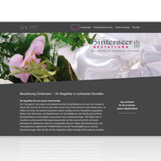 Homepage Hinterseer Bestattung · www.hinterseer-bestattung.de · Content-Management · Jimdo