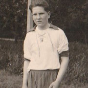 1957, "Manni" Kühne (15) spielt in der Schülermannschaft des TSV Schwalbe Tündern 