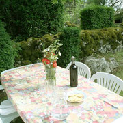 Le jardin du gîte La Chevalière