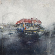 Catherine Mulligan, "Dairy Queen", 14” x 16”, oil on masonite