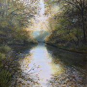 David Bottini, "November Dawn", 20” x 16”, acrylic on canvas