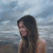 Lauren Tilden, "Swept Away, Psalm 42", 20" x 24", oil on panel