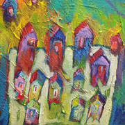 Les ensauvagées, acrylique sur toile (détail)