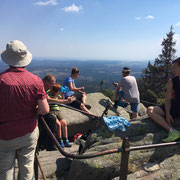 Blick von einer Harzklippe