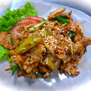 BUTA KIMCHI ; sauted pork and kimchi