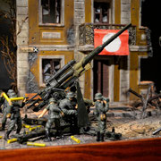 Deutsche Flak 88 Stellung - Diorama 1:35