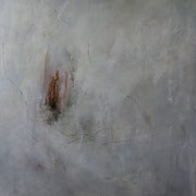 Sold - The blood imparted in little sips - 90 x 110 cm