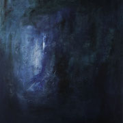 Flickering in the gloom - 80 x 100 cm