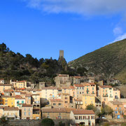 Roquebrun, le petit Nice de l'Hérault (34)
