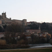Lever du jour sur la Cathédrale Saint Nazaire de Béziers (34)