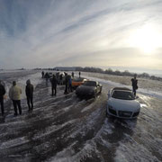 Rennstrecken bzw. Flugplatz Winter Fahrertraining