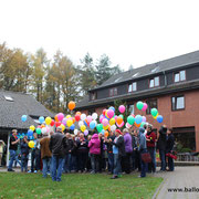 Ballonaufstieg in Hamburg