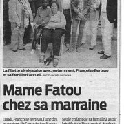 les honneurs du journal pour Mame Fatou