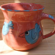 Keramiktasse Artikel - Nr. 5023 /14,- € / 9 X 9 cm