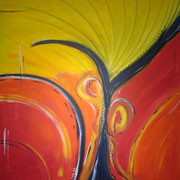 Acryl auf Leinwand   100 cm x 100 cm ............