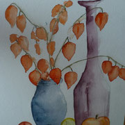 mit Aquarell gemalt