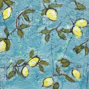 "Wandbild "Spritzig" - 50x50x4,5 cm - gerahmt mit Schattenfuge
