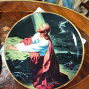 assiette décorative anglaise