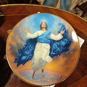assiette décorative anglaise