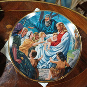 assiette décorative anglaise