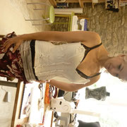 Essaye de la toile sur base d'un "Corset printemps"