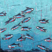 blaue Kunst modern