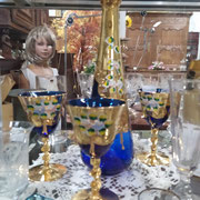 ensemble verres et carafe murano