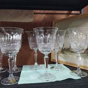 série de verres en cristal