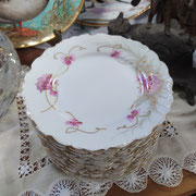 série d'assiettes 