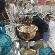 ancienne petite lampe laiton