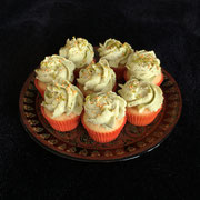 Orangen Pistazien Cupcake
