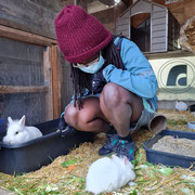 Besuch der Kaninchenpflegestelle