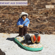 enfant aux dindons