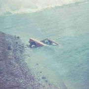 Bergung eines PKW aus dem Achensee  am 29.03.1984