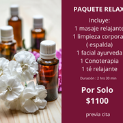 Paquete Masaje Relajante detox P gina web de spacioholisticoxicaru