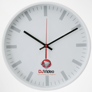 Simulación de reloj corporativo