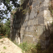 San Pietru : Mur méridional (parement extérieur) (Patrimoniu - Haute-Corse)