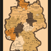Bundesrepublik Deutschland (Ansicht als Vektorgrafik)