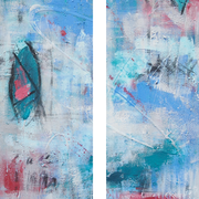 Wandbild "Im Auge Des Betrachters" - 2x 20x80x2 cm - verkauft