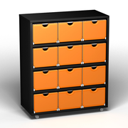 Schuhaufbewahrung mit flexiblen Schuhboxen - Schuhboxen mit transparent