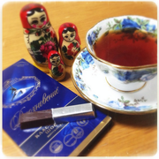 [KURONEKO no Instagram] 18/03/2015  Esta é foi primeira vez que comi chocolate russo É tão bom!  Estou muito interessada em doces e alimentos de todo o mundo!
