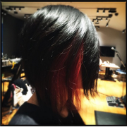 [Kuroneko no instagram] 29/06/2015 Eu tentei ser um pouco mais explosiva para a turnê de verão Um pouco cor vermelha apenas para a parte interior, para fácil retorno à cor original Na verdade, é uma cor pouco mais suave. ~ Gostaria de saber se este tipo d