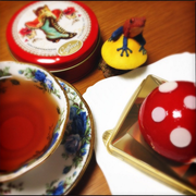[Kuroneko no Instagram] 27/12/2014 O lanche de hoje foi gigante um bolo em forma de cogumelo♪ 