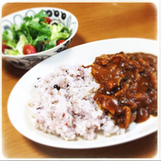 [Kuroneko no instagram] 26/05/2015 Hoje o almoço: curry e arroz #instafood #curry